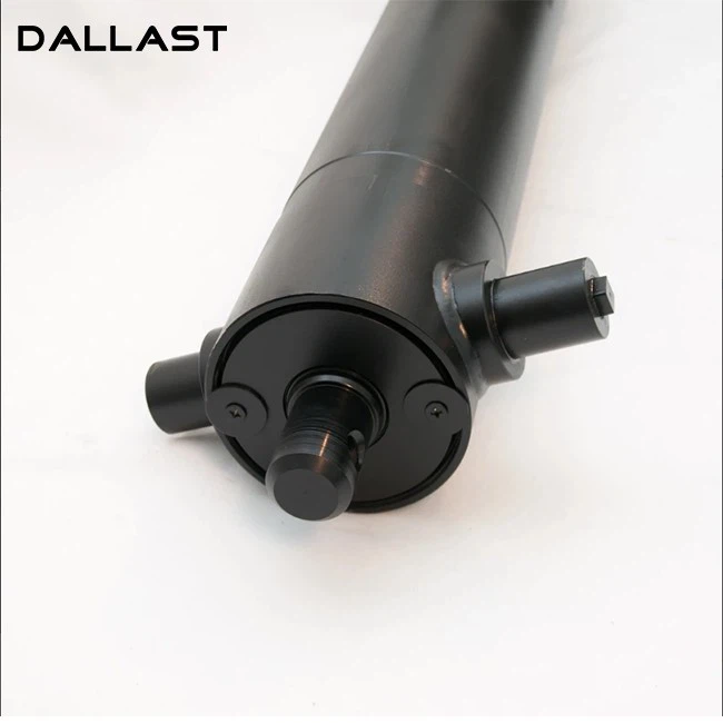 Trunnion log splitter cylinder